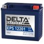 Автомобильный аккумулятор DELTA EPS12201 20А/ч-12V ст EN310 болтовые мото обратная 176x87x154