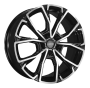 Легковой диск Khomen Wheels KHW1907 7,5x19 5x108 ET52 60,1 Black-FP