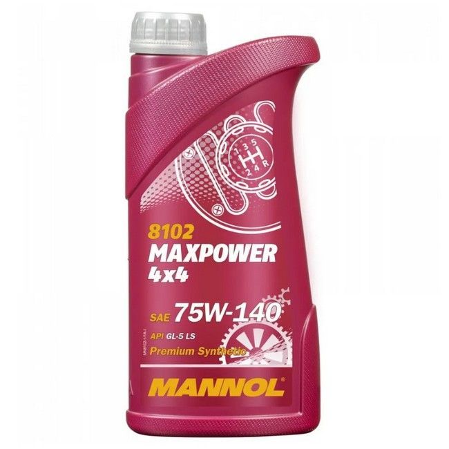 Mannol MAXPOWER 4X4 8102 MN8102-1 75W-140 GL-5 LS синтетическое 1 л